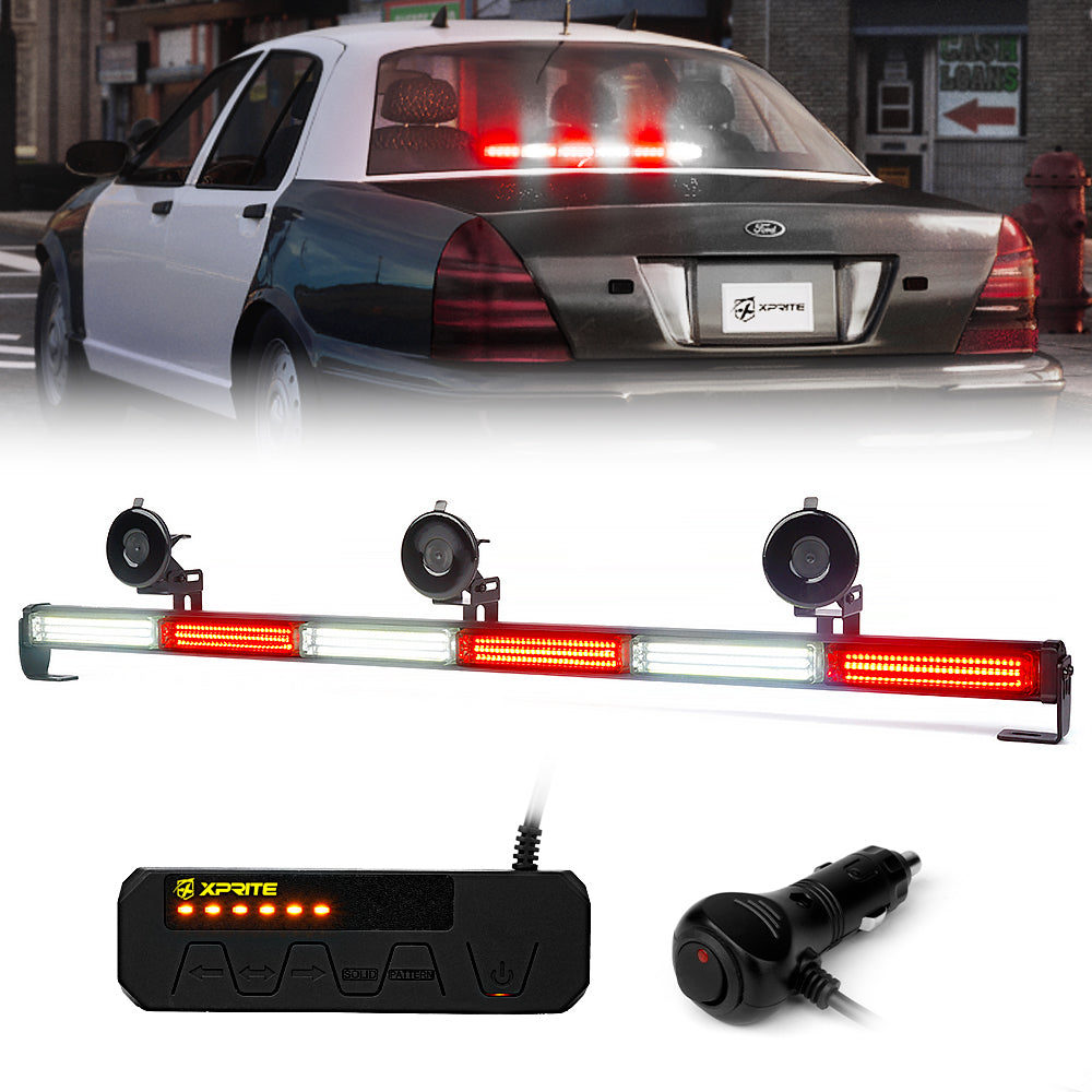 35" COB Traffic Advisor Strobe Light Bar | Warrant G2 Series