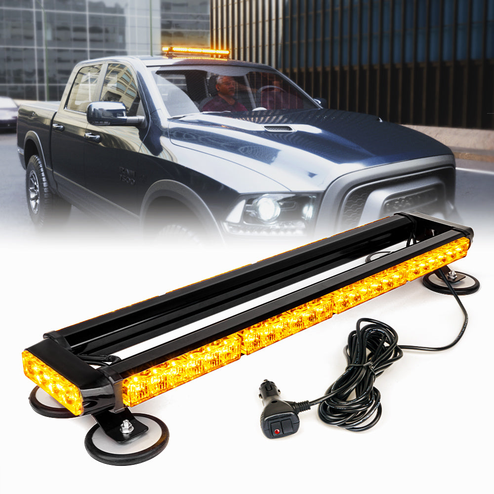 26" Mini Emergency Light Bar with Magnetic Base | Pursuit Series