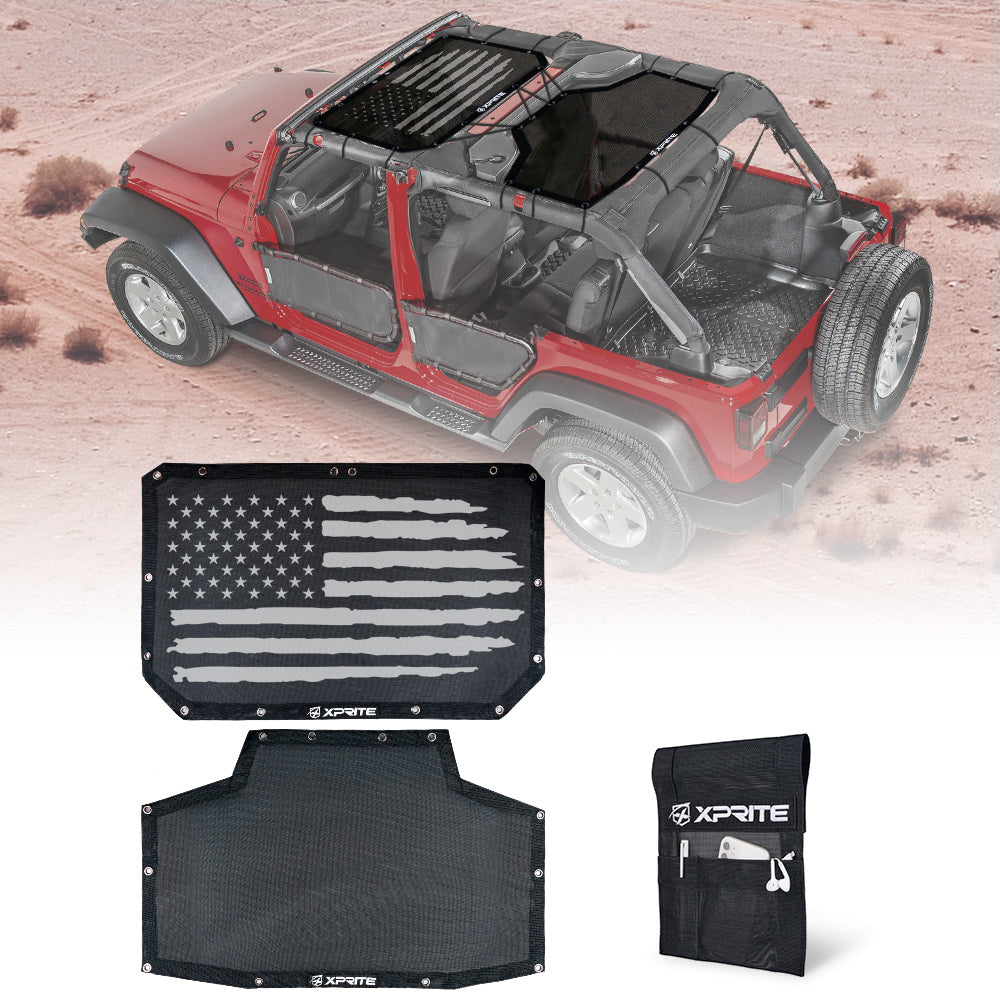 Jeep Wrangler Sun Shade Top for JK 4D