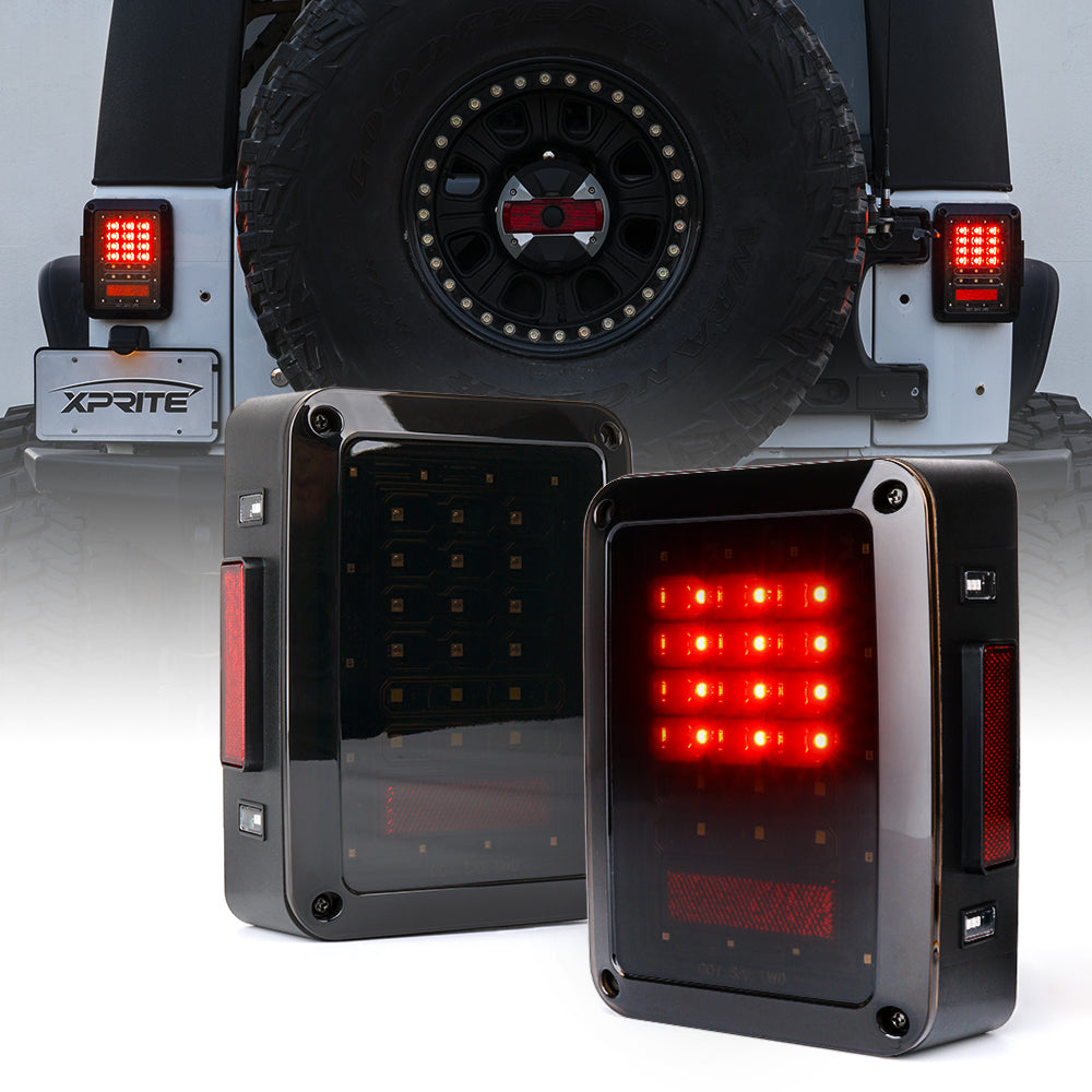 LED Tail Lights for Jeep Wrangler JK | Bold Series