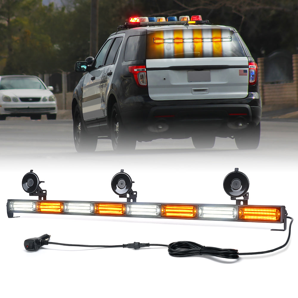 35" Traffic Advisor Strobe Light Bar | Controller COB LED 8 Series