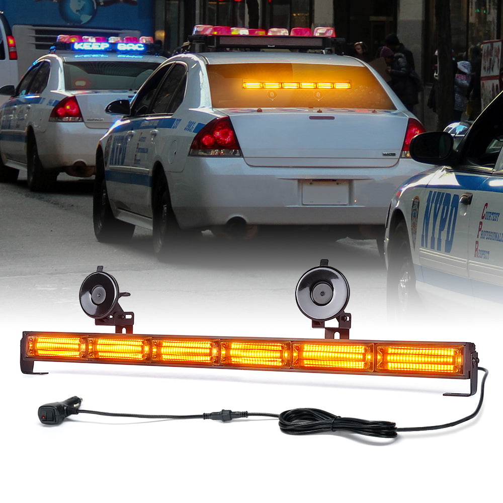 26" COB LED Traffic Advisor Strobe Light Bar | Controller 6 Series