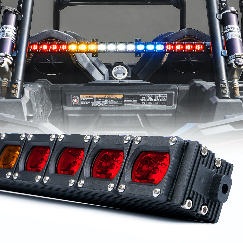 Rear Chase Strobe Light Bar white