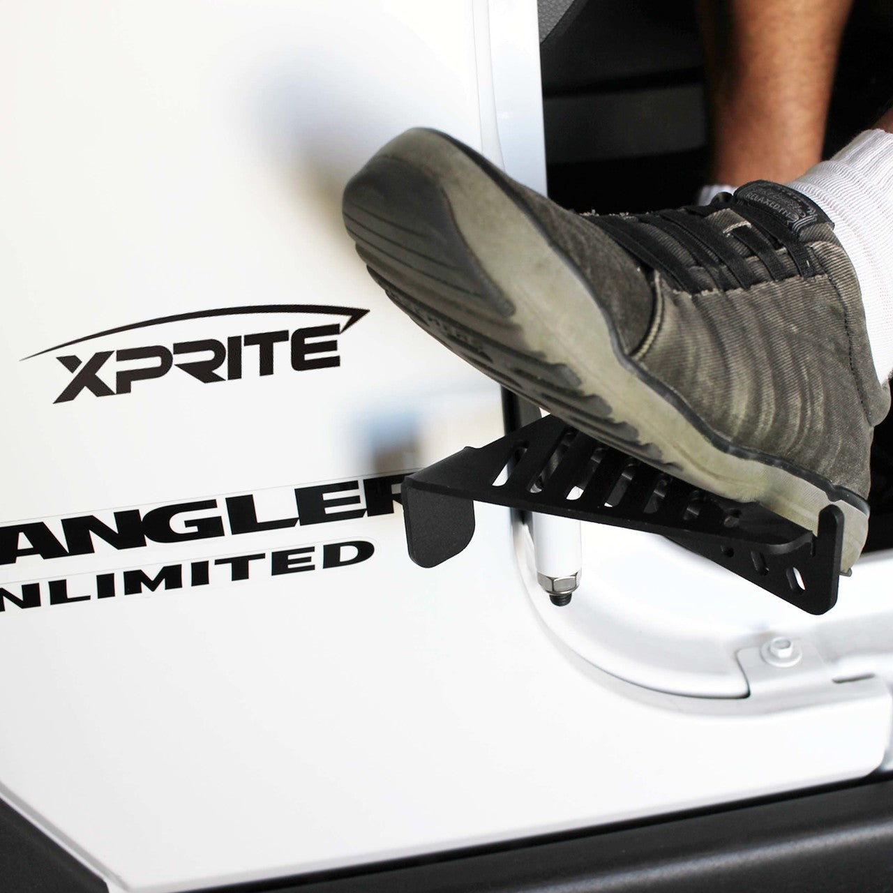 Xprite Front Foot Pegs with Slots for 2007-2018 Jeep Wrangler JK