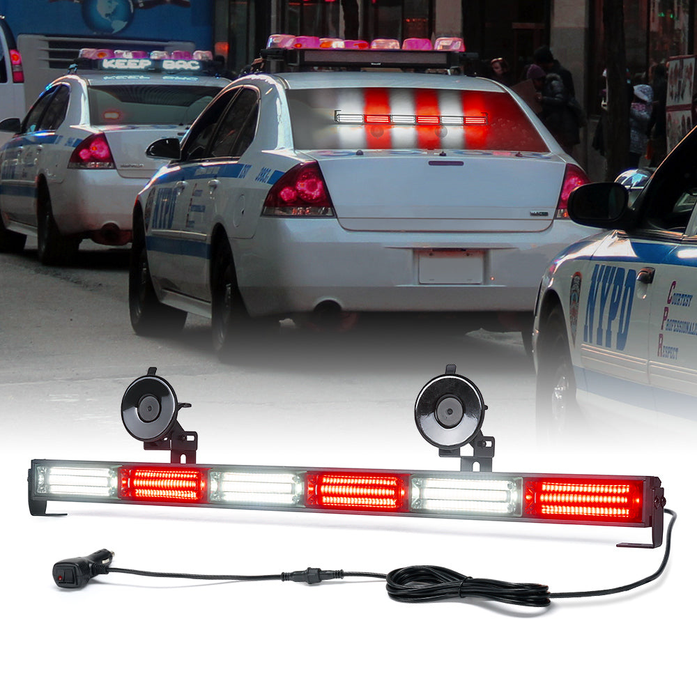 26" COB LED Traffic Advisor Strobe Light Bar | Controller 6 Series