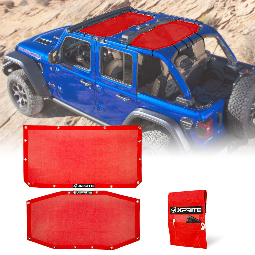 Jeep Bikini Mesh Sunshade Top for Wrangler JLU