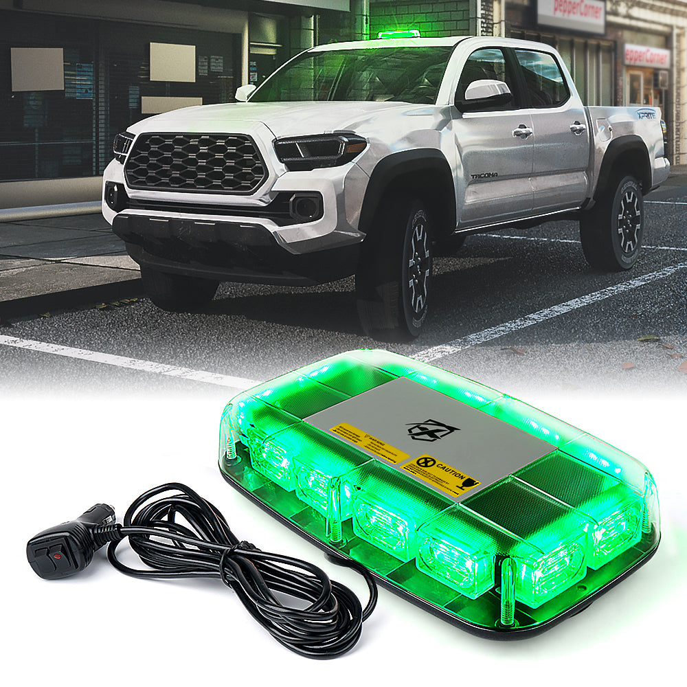 LED Rooftop Strobe Light Green