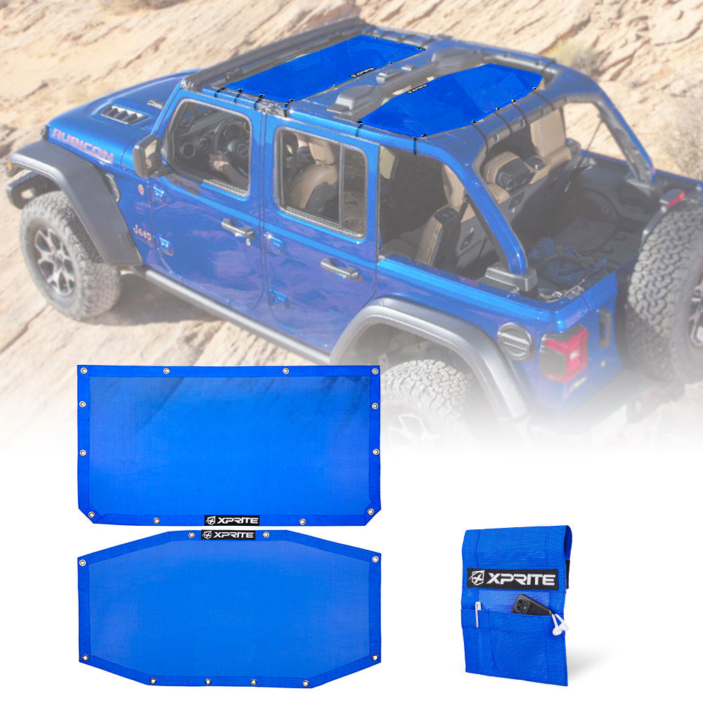 Jeep Bikini Mesh Sunshade Top for Wrangler JLU