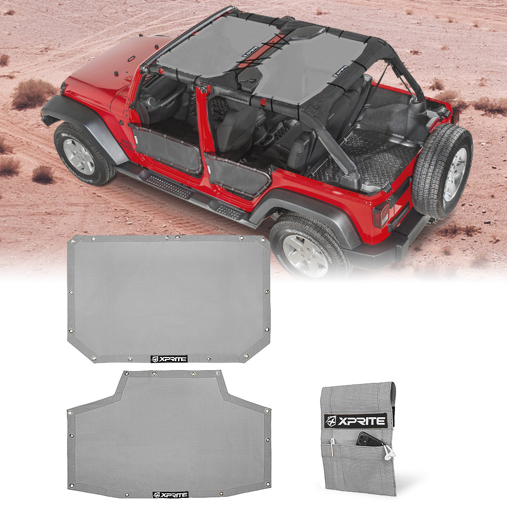 Jeep Wrangler Sun Shade Top for JK 4D