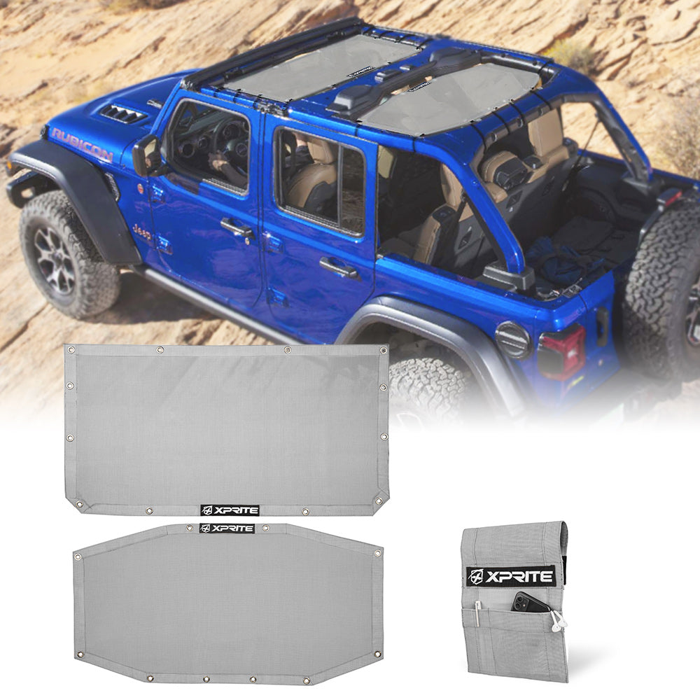 Jeep Bikini Mesh Sunshade Top for Wrangler JLU