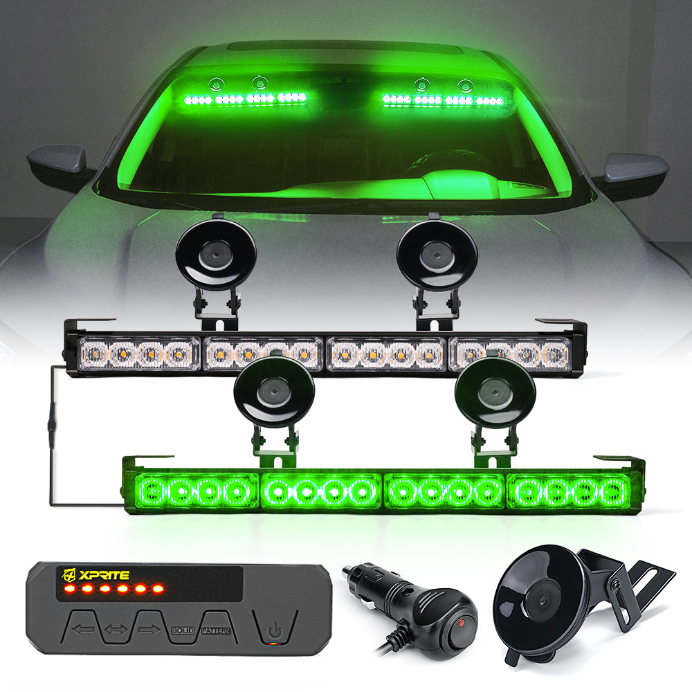 Dual LED Traffic Advisor Strobe Lights | Contract G1 Series