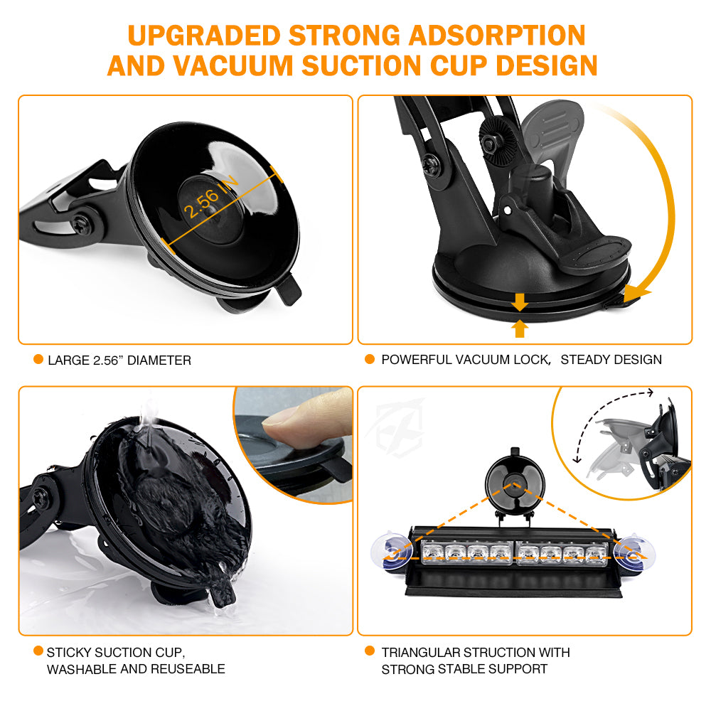8" Windshield LED Strobe Lights | Cadet Series