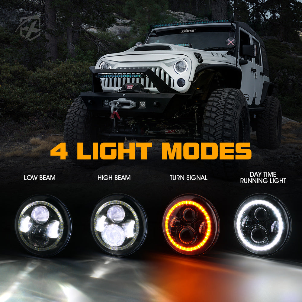 jeep wrangler halo lights