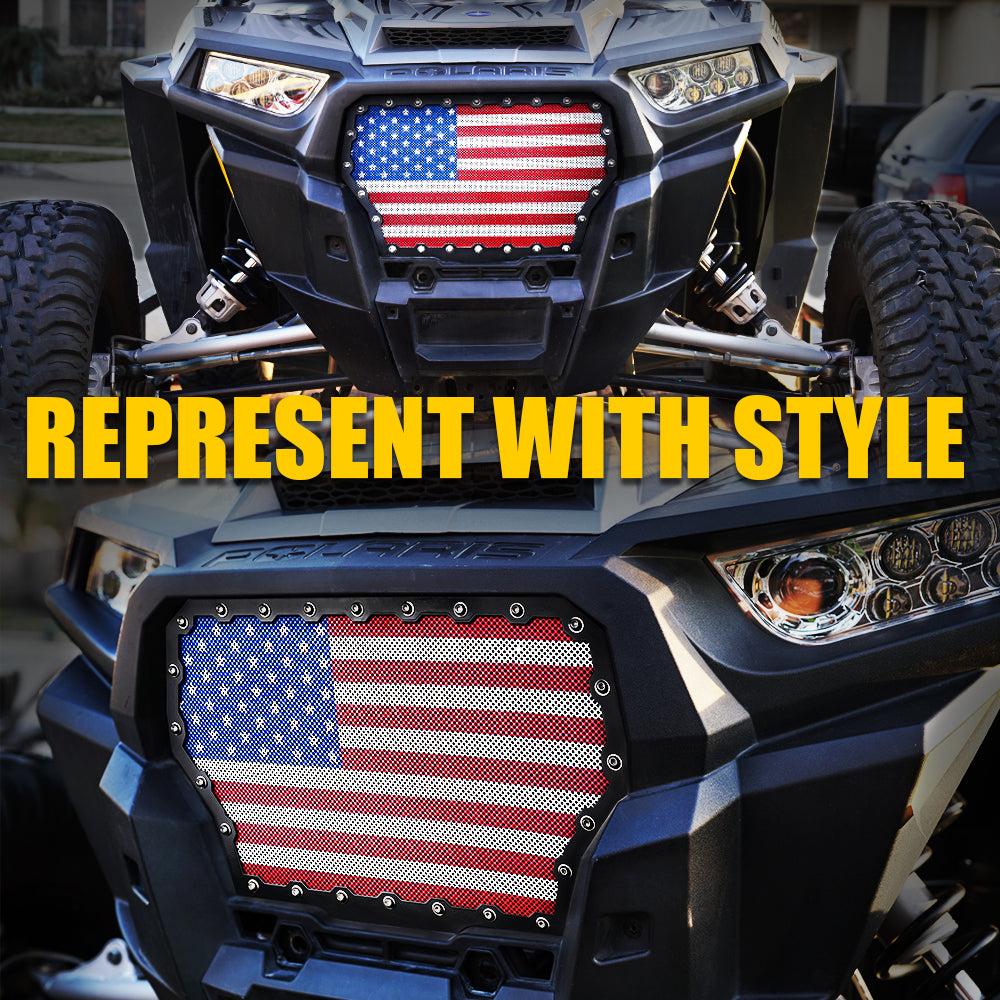 Black Steel Mesh Grille VS