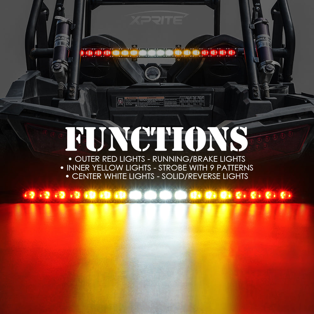 Rear Chase Strobe Light Bar function