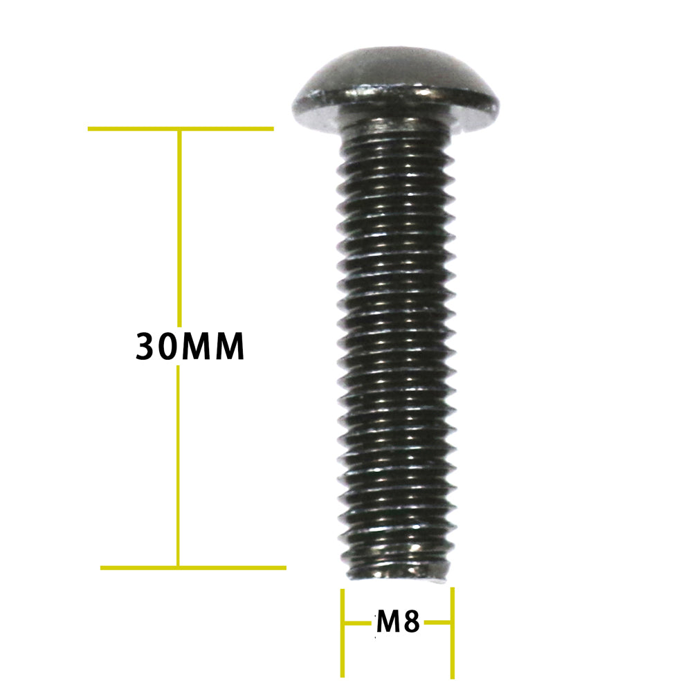 Xprite Hexagon Screws for Windshield Frame Hinges, Doors Hinges, and Roll Bars 2007-2017 Wrangler