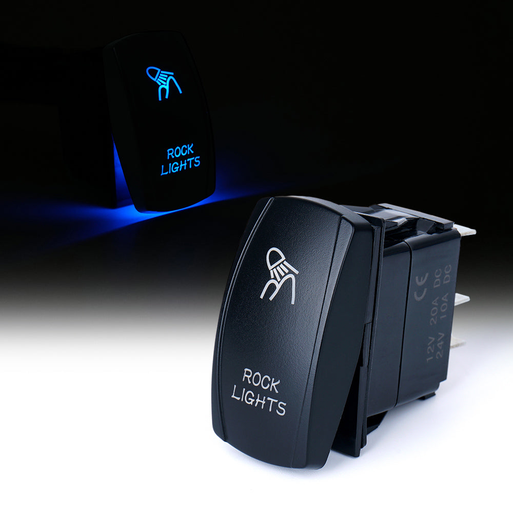 5 Pin Laser Blue Rocker