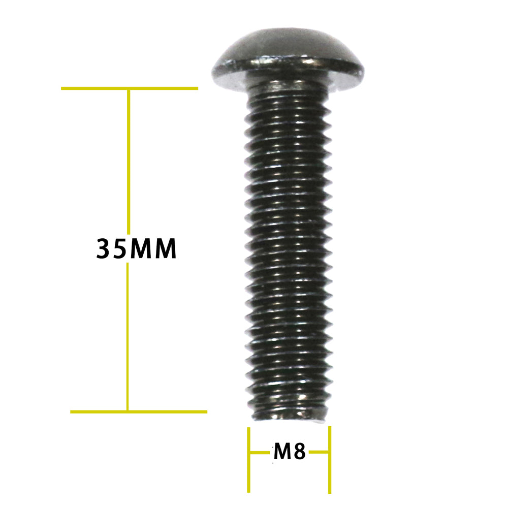 Xprite Long Hexagon Screws for Windshield Frame Hinges, Door Hinges and Roll Bar 2007-2017 Wrangler