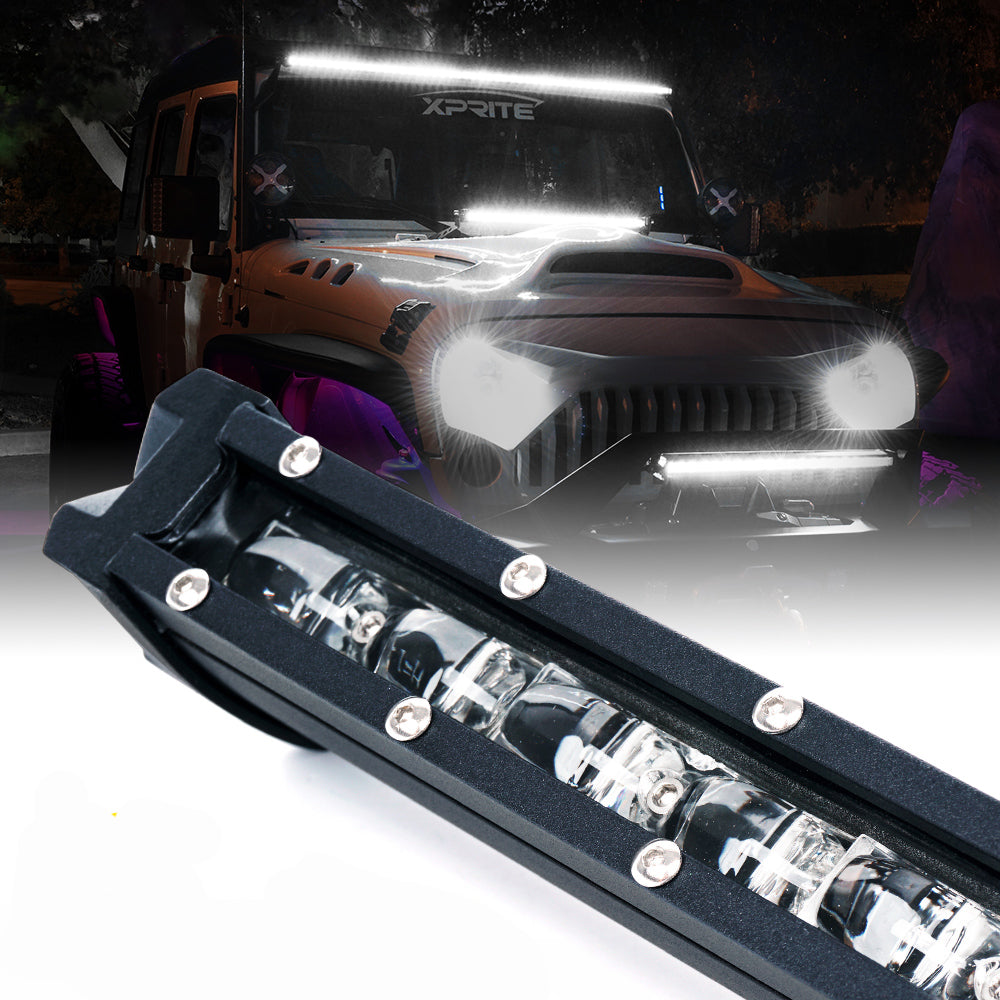 Xprite Ultra Thin Astro Series Flood Beam CREE LED Light Bar