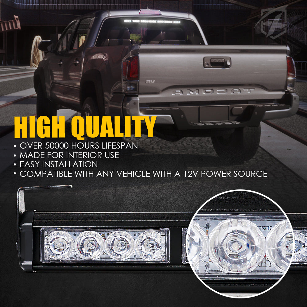 31.5" LED Traffic Advisor Light Bar with Suction Cup Mount