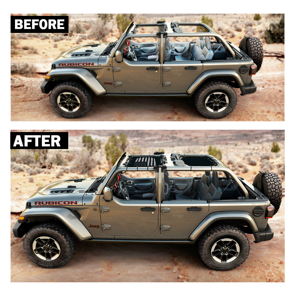 Jeep Bikini Mesh Sunshade Top for Wrangler JLU