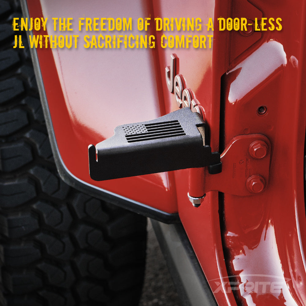 Xprite Front Foot Pegs for 2018+ Jeep Wrangler JL