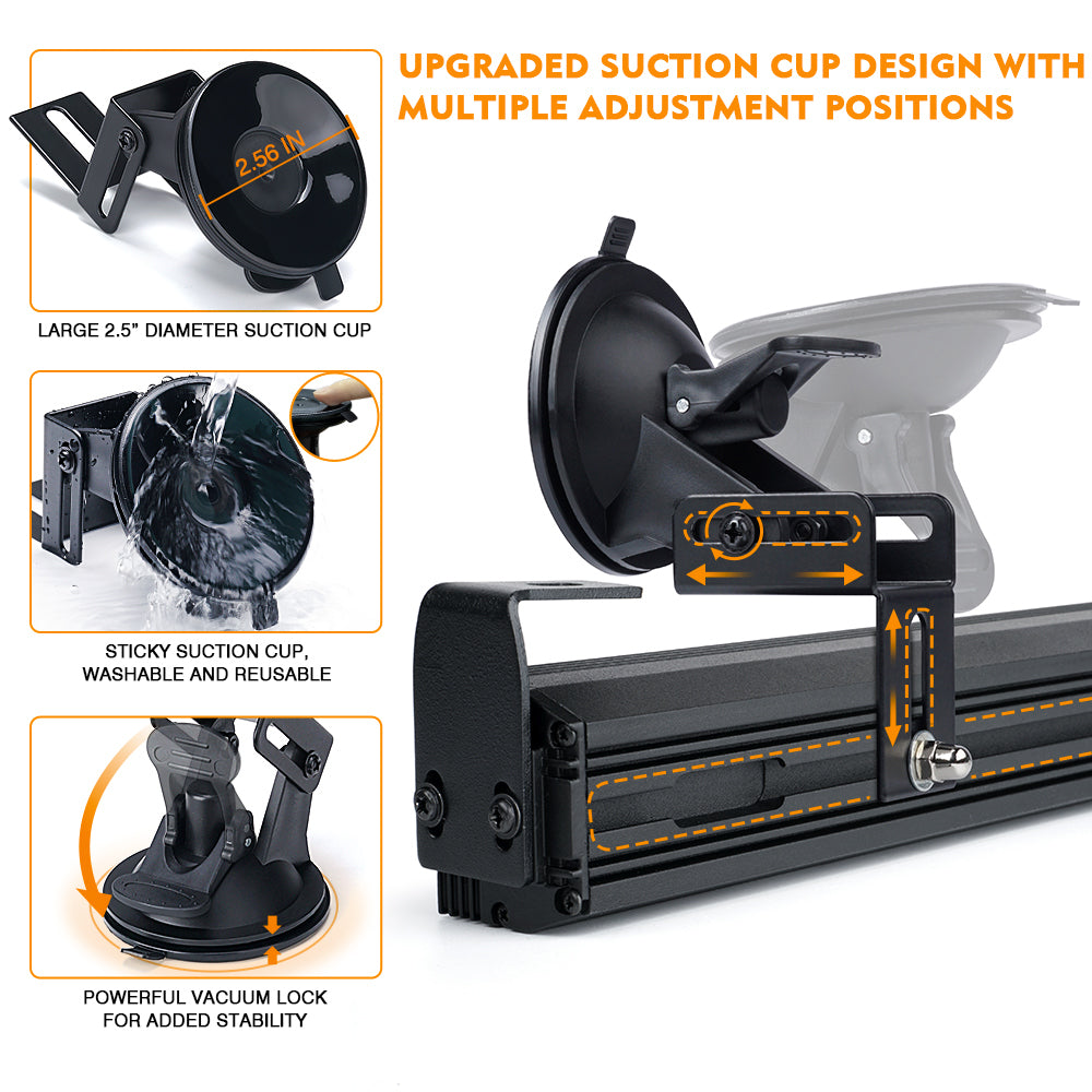 35" Traffic Advisor Strobe Light Bar | Controller COB LED 8 Series