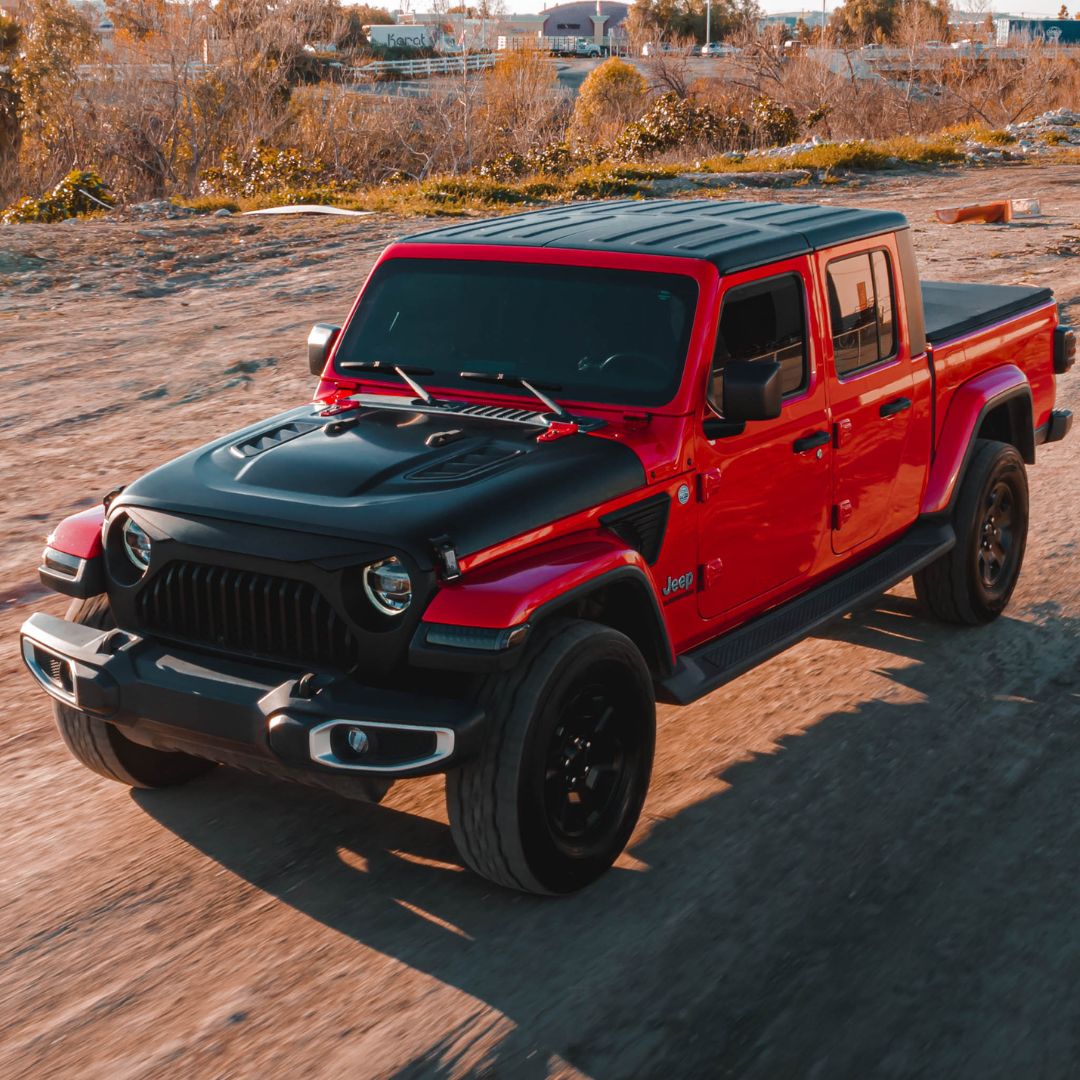 Jeep Wrangler JL & Gladiator JT 10th Anniversary Hood with Functional Air Vents