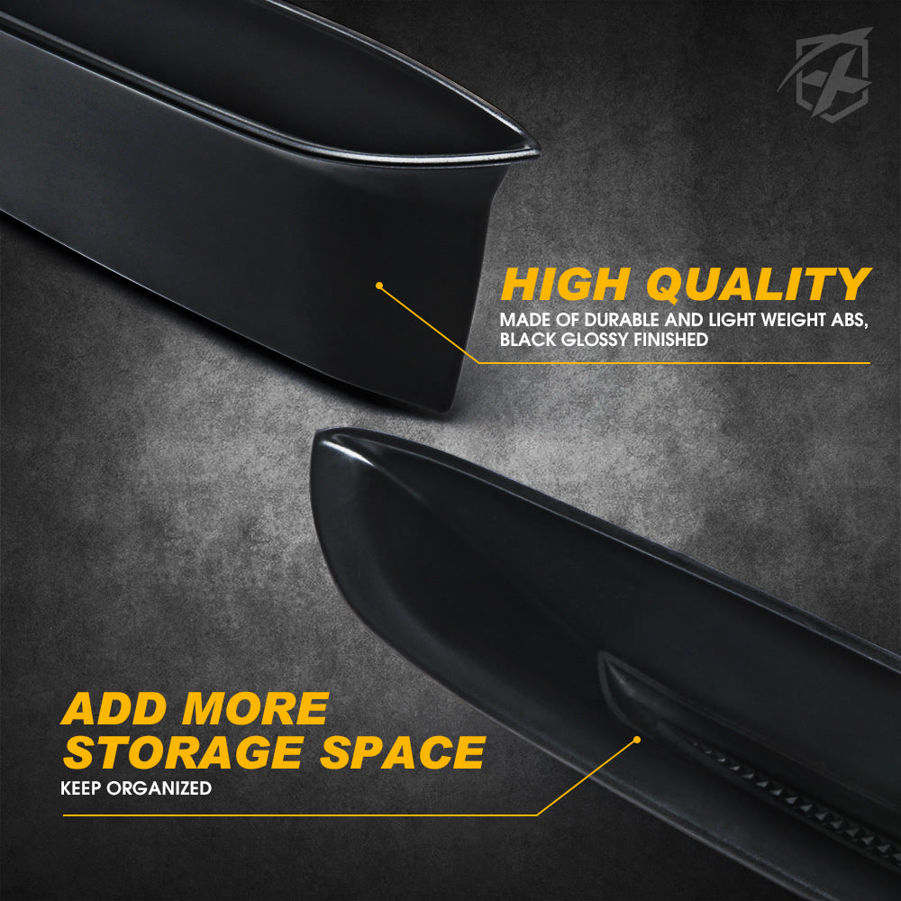 Grab Handle Storage Tray Operation