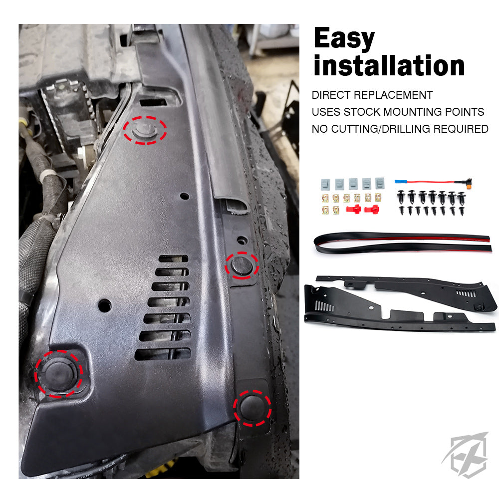 Angry Grille with Turn Signal for Jeep JL/JT | Vader Series