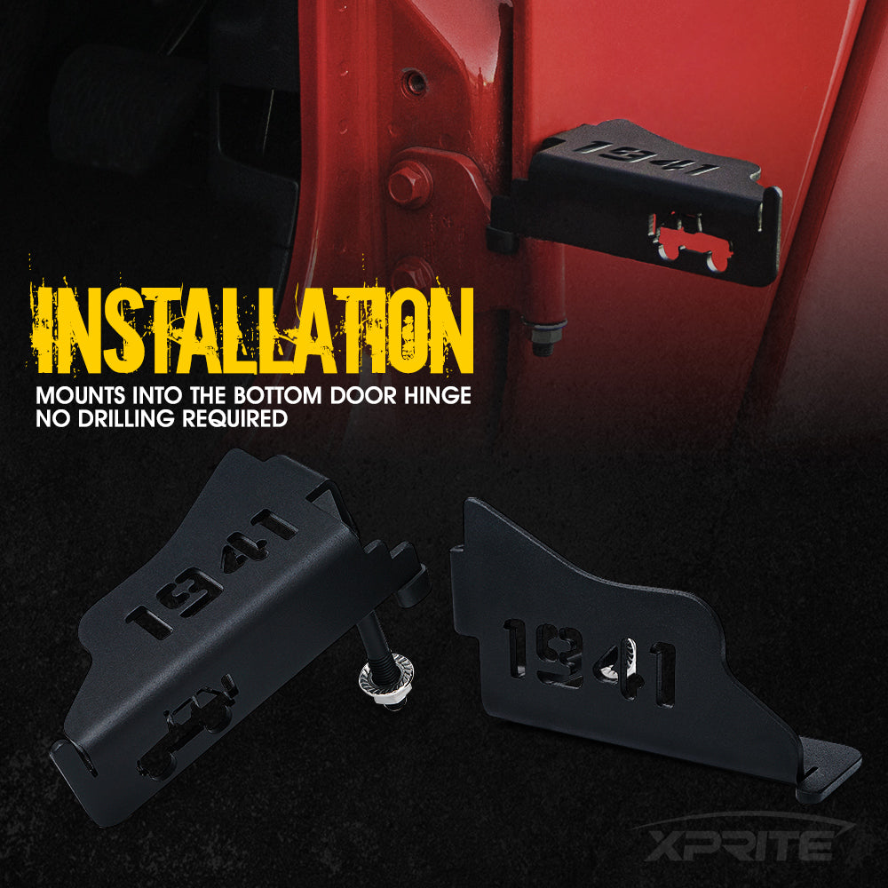 Xprite Front Foot Pegs for 2018+ Jeep Wrangler JL