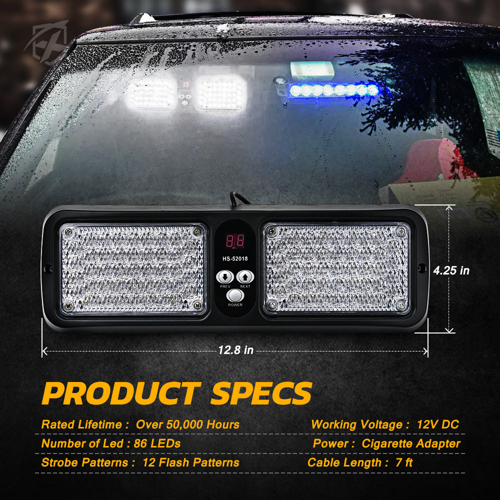 LED Visor Strobe Light | Trap Series