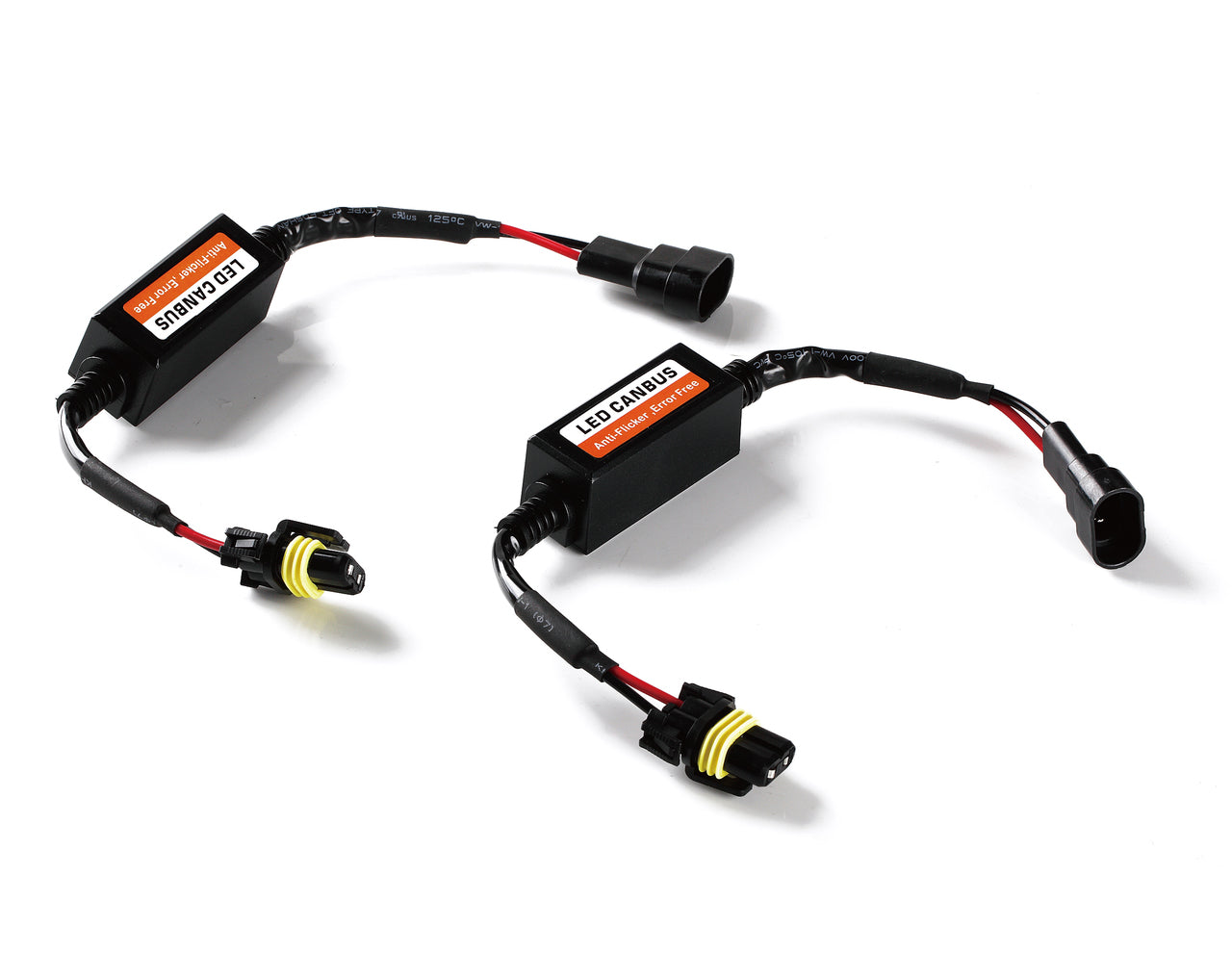 Xprite LED Headlight Canbus Wiring Kit Computer Warning Error Free Anti Flicker Resistor Canceler Decoder (Pair) (H8 H9 H11)