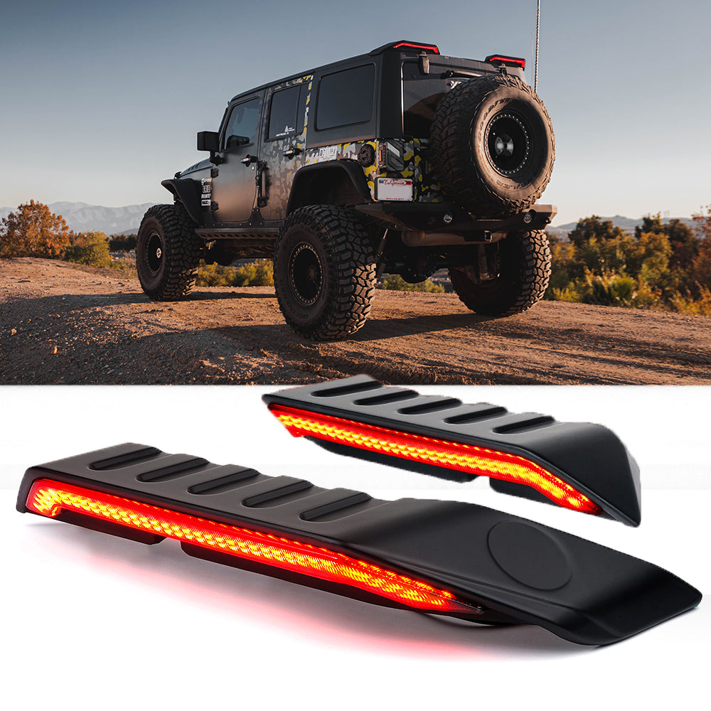 High Mount Jeep Brake Light for 07-18 Jeep Wrangler 2 Door