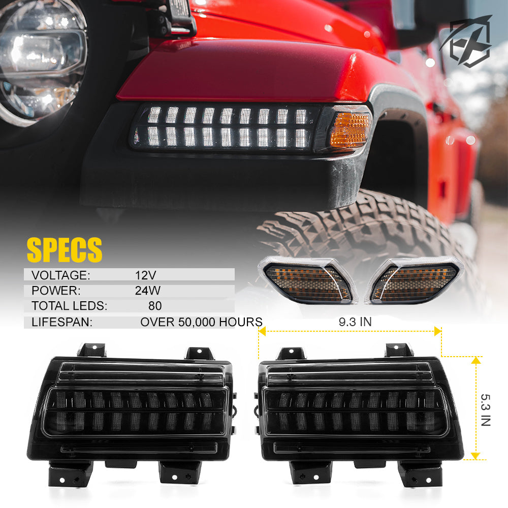 Jeep Wrangler JL & Gladiator JT Turn Signal & Park Lights