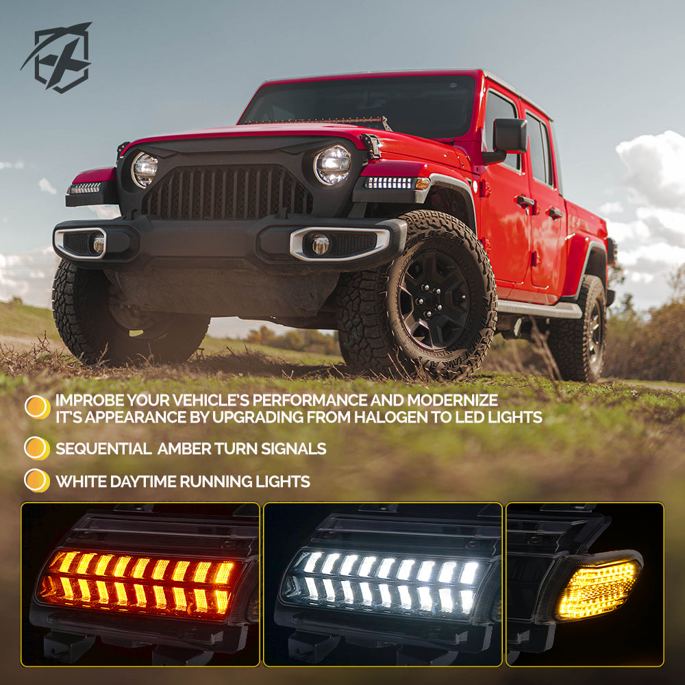 Jeep Wrangler JL & Gladiator JT Turn Signal & Park Lights
