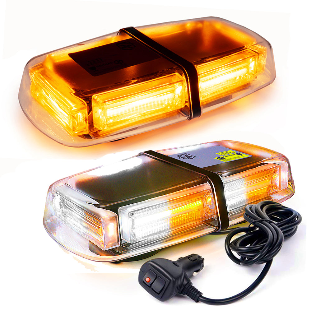 Mini LED Strobe Light Bar with Magnetic Base | Tracker Series