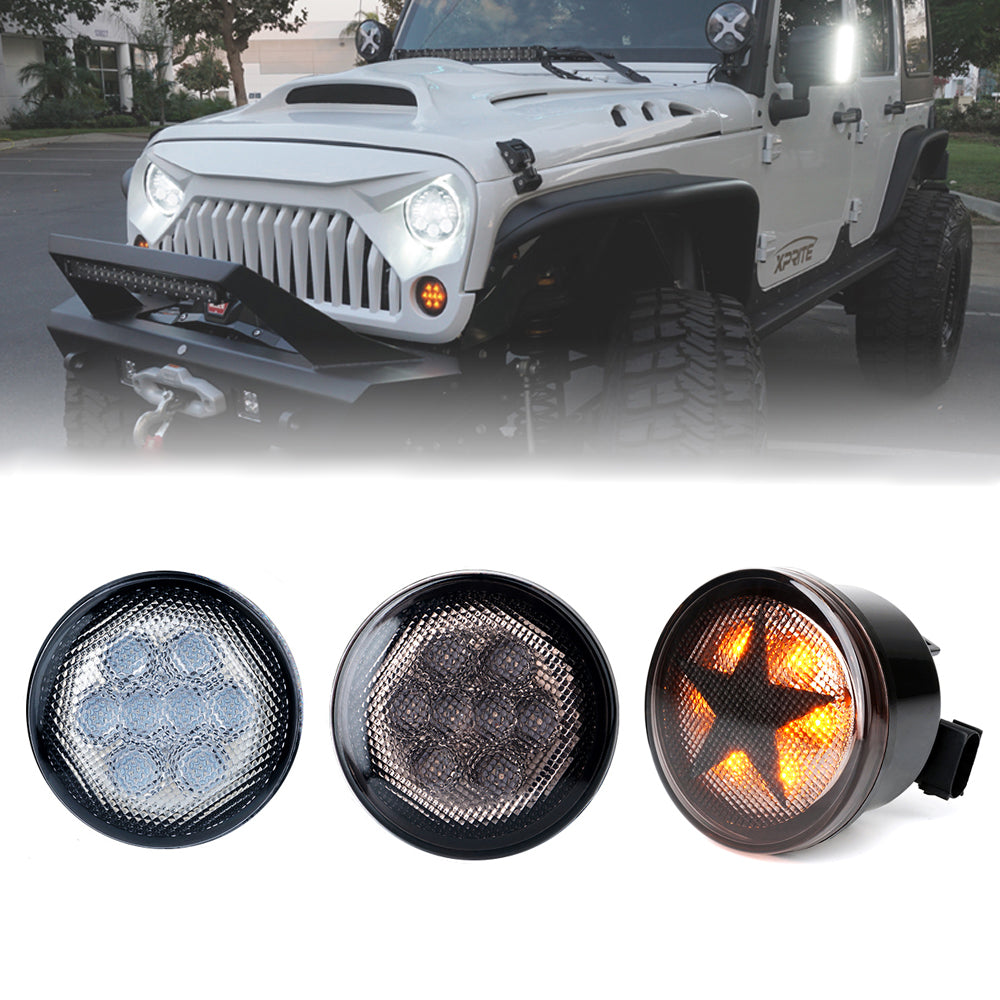 G2 LED Amber Turn Signal Light for 07-18 Jeep Wrangler