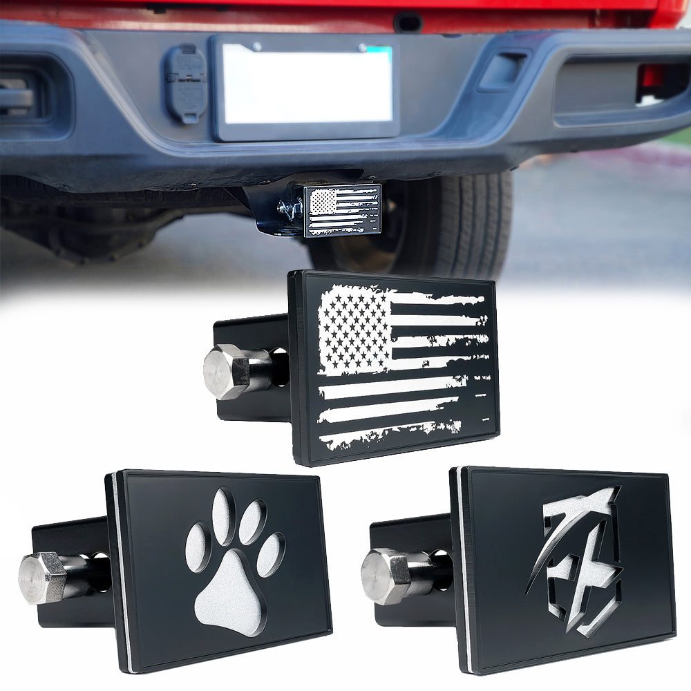 Xprite Aluminum Trailer Hitch Cover for 2" Receivers