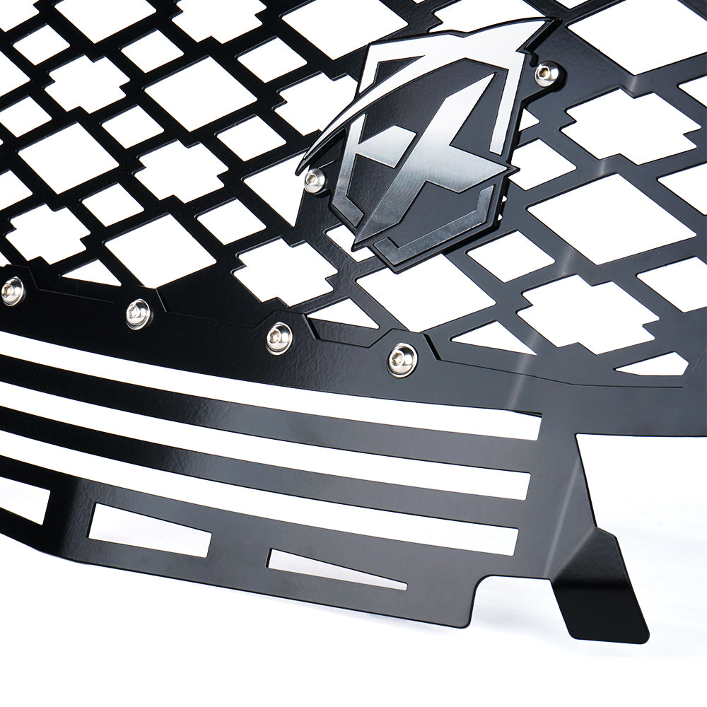 Steel Mesh Grille with Light Bar for 2019-2023 Polaris RZR 1000 XP Turbo