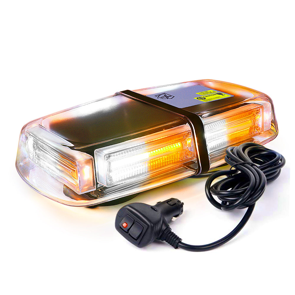 Mini LED Strobe Light Bar with Magnetic Base | Tracker Series