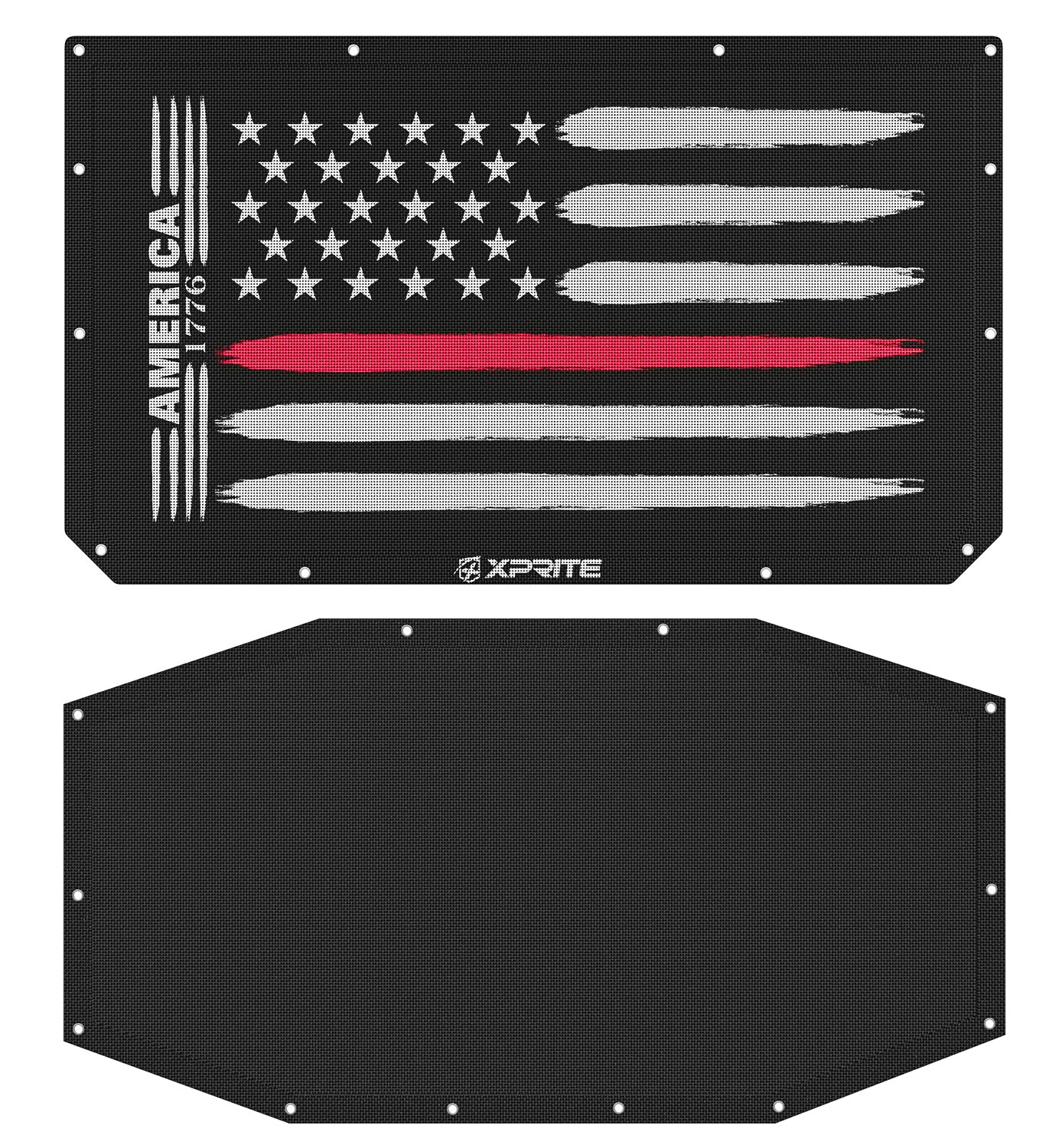 Jeep Sunshade Top with Gadsden Flag Design for JL JT