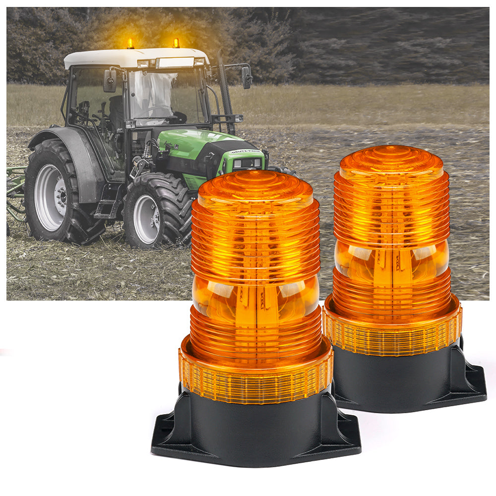 LED Amber Forklift Beacon Strobe Light