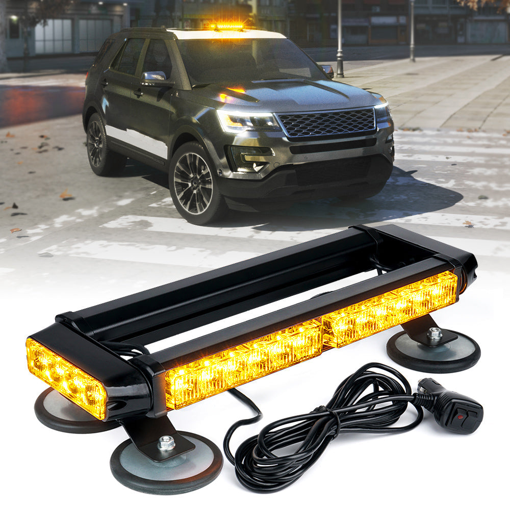 14.5" Mini Strobe Light Bar with Magnetic Mount | Pursuit Series