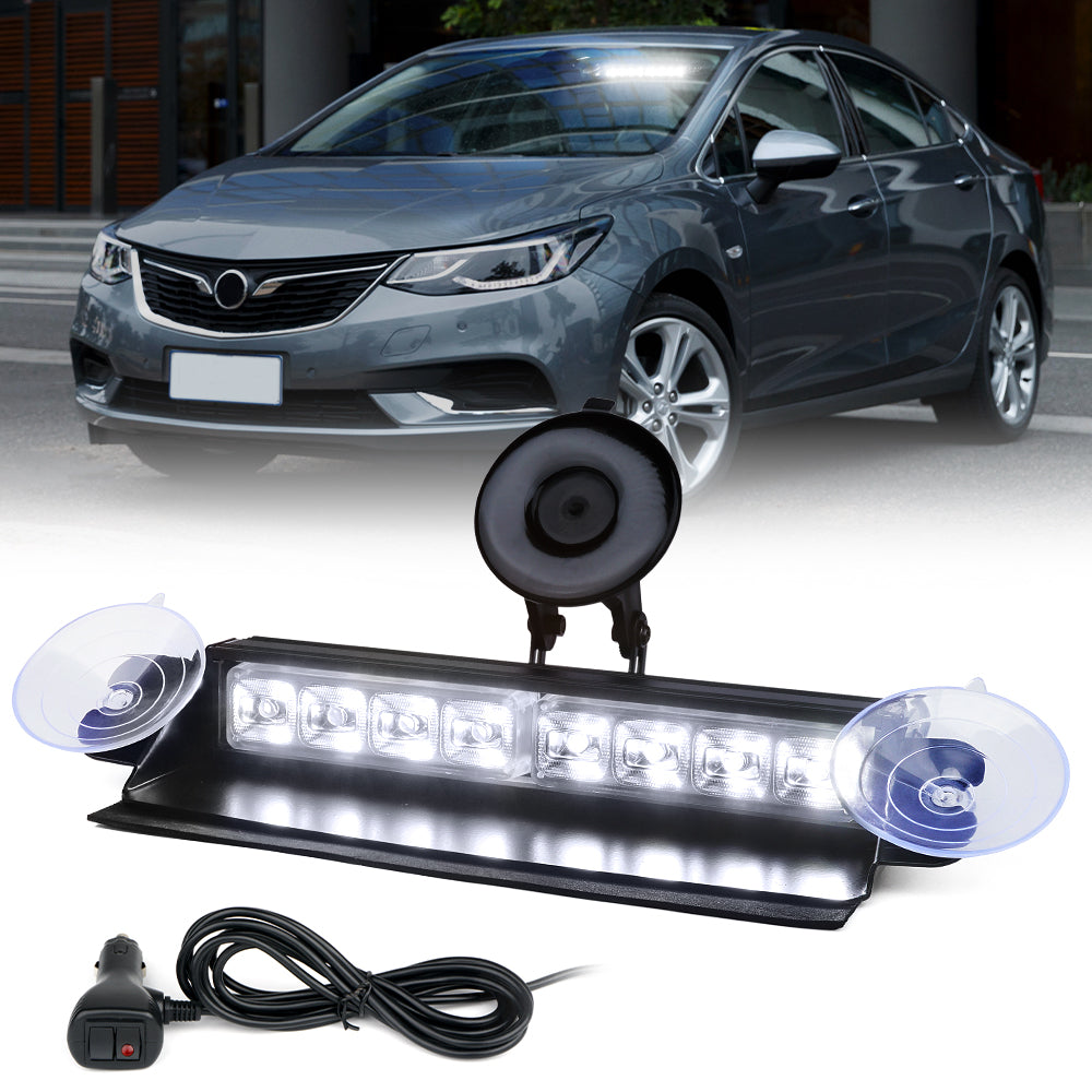 Windshield Strobe Light with Suction Cups