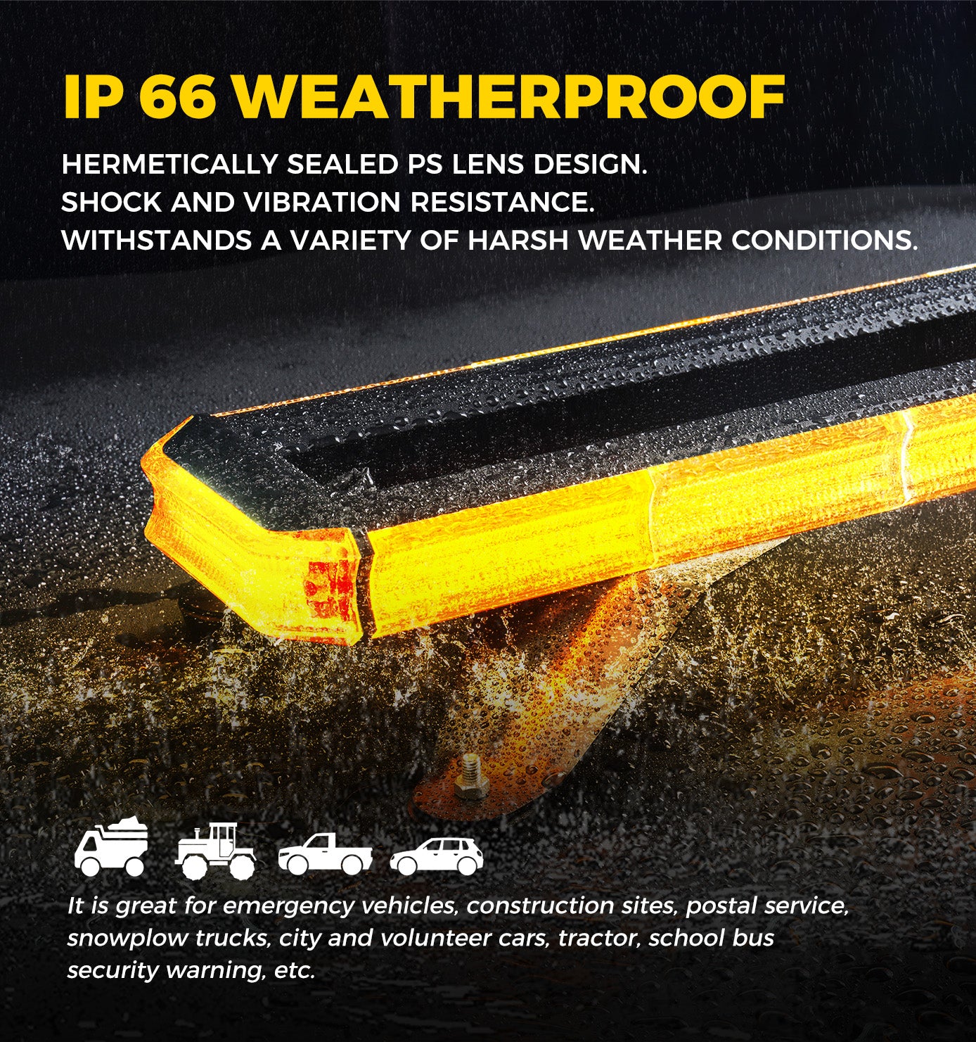 Xprite 42 inch 330 LED Rooftop Emergency Strobe Light