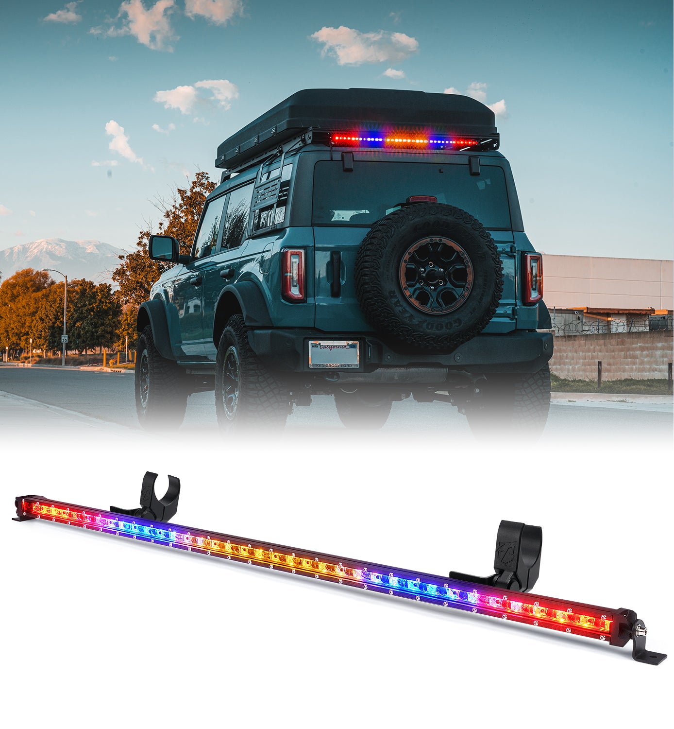 38" Slim LED Rear Chase Light Bar | SL Series