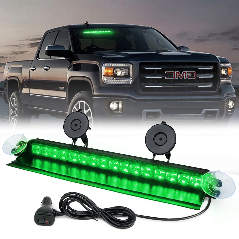 Windshield Dash Strobe Light with Suction Cups
