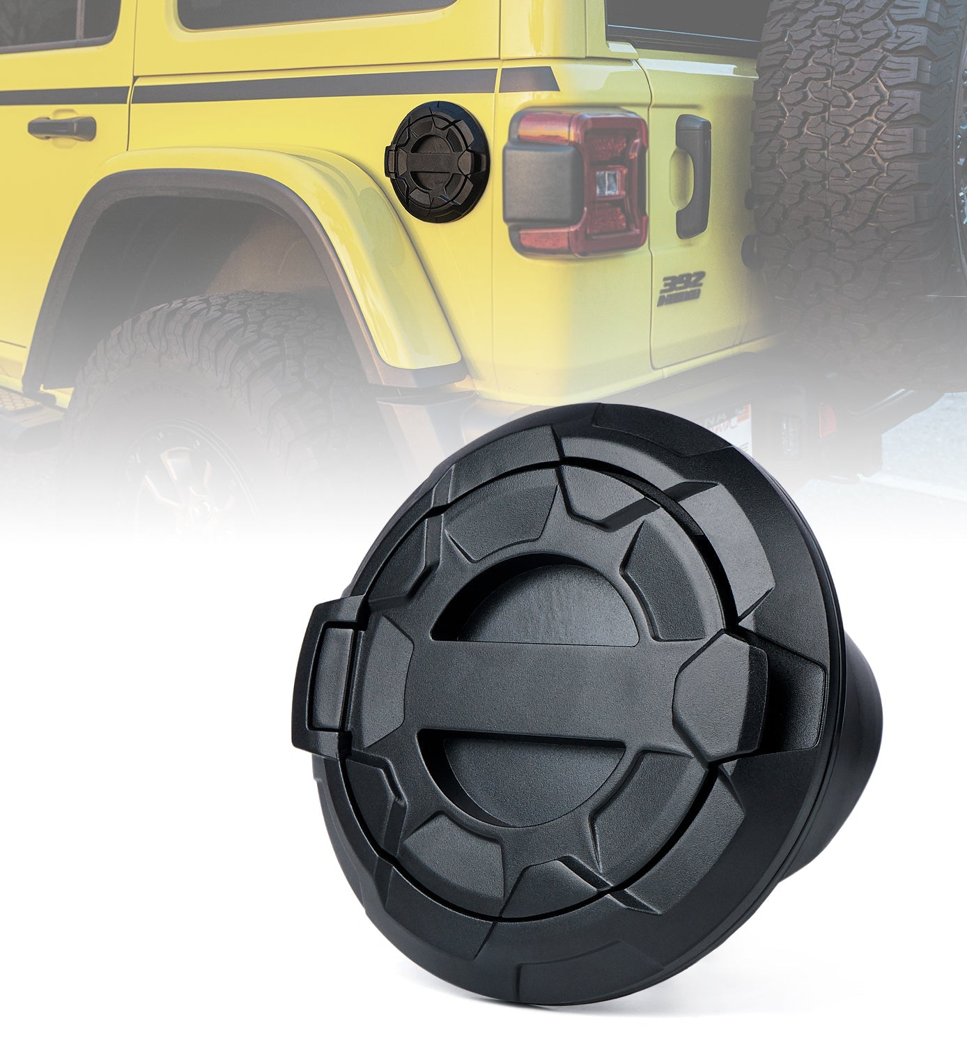 Jeep Wrangler JL Gas Cap Cover | Bedrock Series