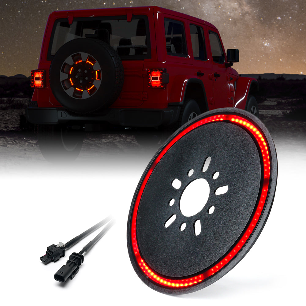 Jeep Wrangler JK/JL 14" Spare Tire Brake Light | Typhoon Series